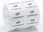 TE Connectivity Clear Industrial Label Die-Cut Permanent Acrylic Adhesive