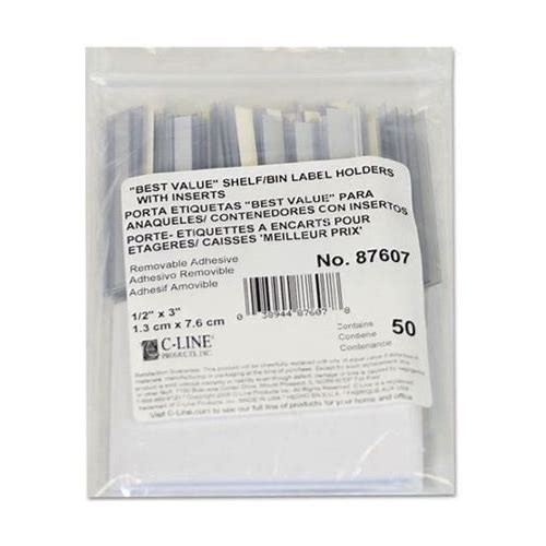 Self-Adhesive Label Holders, Top …