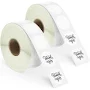 Circle Direct Thermal Sticker Labels