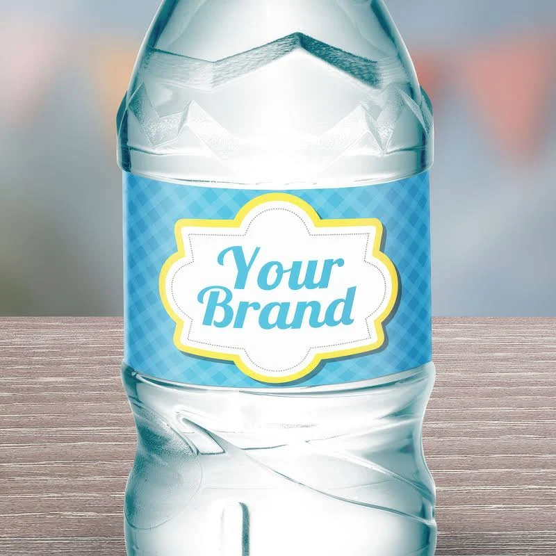 1000 Water Labels - Customized Bottle Stickers - 1000 qty
