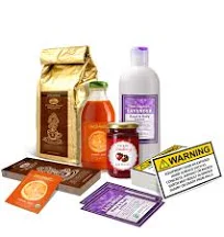 100 pcs Custom Printed Adhesive Labels - Custom Printing