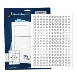 0.375" x 0.375" Labels