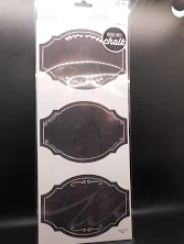 The Paper Studio Stick a Bilities Chalkboard Ornate Label Stickers 3pc Black | Planner Sticker | Labels | China