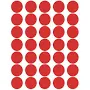100 Pcs Double Sided Pad Double- Sided Decals The Circle Two Sided Sticker Water Proof Stickers