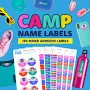 Camp Name Labels Combo Pack