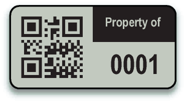 5000 Flexible Anodized Aluminum Foil Asset Labels