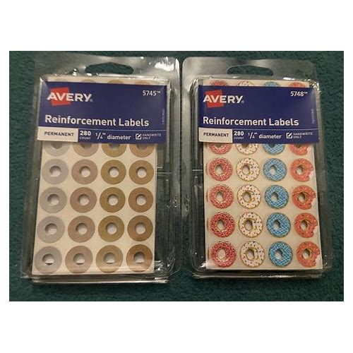 Avery Reinforcement Labels, 1/4 …