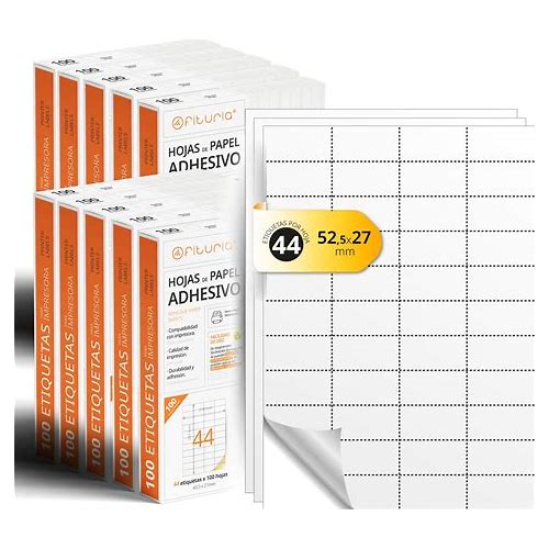 White Adhesive Labels, Create Yo…