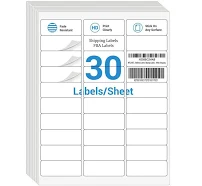Shipping Labels 8.5 X 5.5 Half Sheet Self Adhesive For Laser And