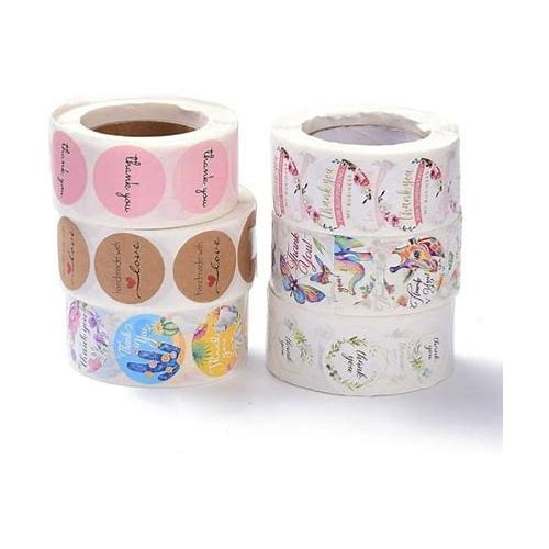 15Rolls Round PVC Self-Adhesiv…