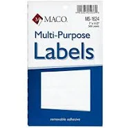 White Multi-Purpose Labels 1