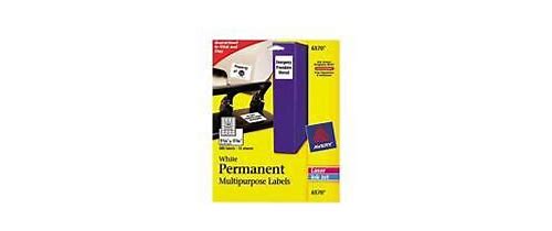 Avery Id Labels, Permanent Adhe…
