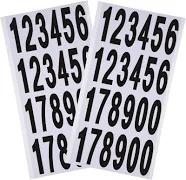Qth 10 Sheets Numbers Stickers Mailbox Numbers Self Adhesive Vinyl