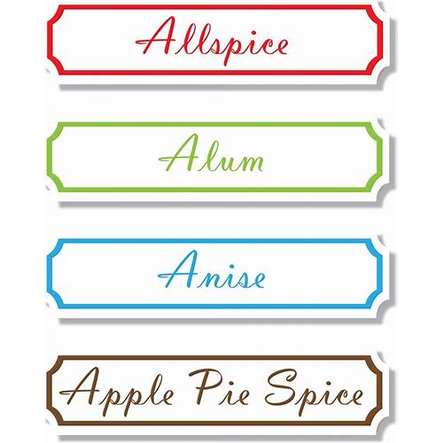 Lovable Labels Spice/Herb Jar La…