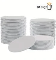 Nfc tags, Nfc tag sticker, 21/31/51pcs NFC Coin Cards Tags Ntag215 - Blank Rewritable 25 mm Round NFC Stickers, Nfc tag programmable, Compatible with