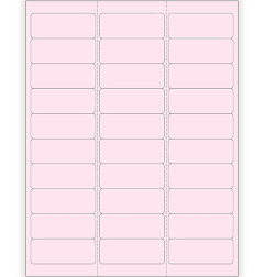 100 Sheets 1"x2-5/8 Blank PINK MATTE Stickers,Price crafts,Soap Labels,BULK Stickers,Pink Address Stickers,Pink Labels,Blank Stickers