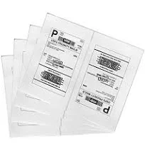 Shipping Label with Rounded Corner, 8.5 x 5.5 Inches Half Sheet Self Adhesive Shipping Address Labels for Laser and Inkjet Printer