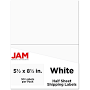 Jam Paper Half-Page Mailing and Shipping Labels