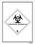 Self Adhesive Labels - Infectious Substance (Set of 10 pcs)