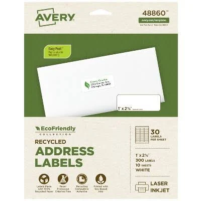 Avery EcoFriendly Address Labels 48860