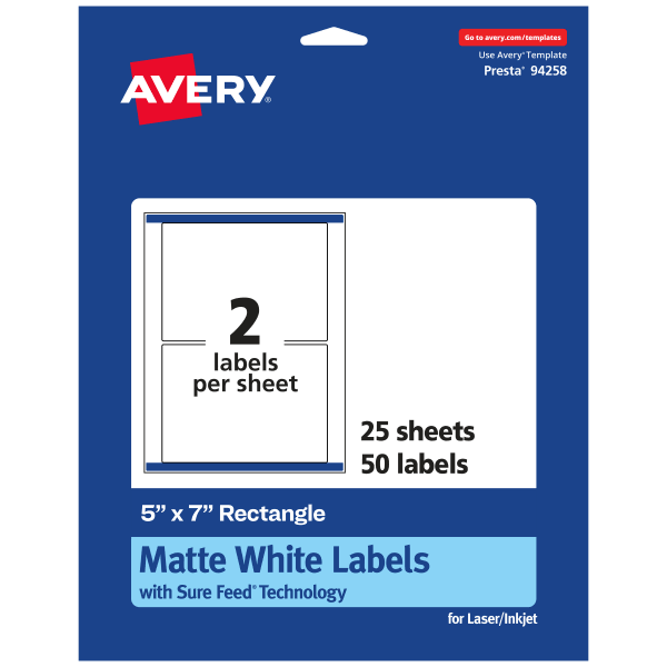Avery Rectangle Labels