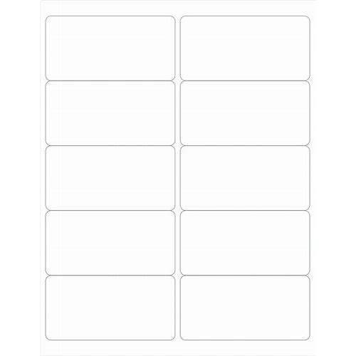 4" X 2" Compostable White Shippi…