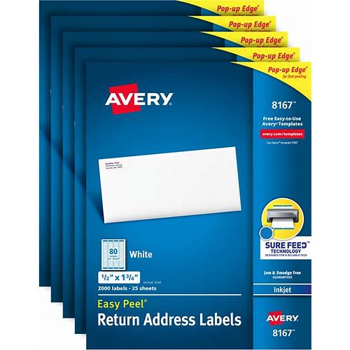 Avery Mailing Address Labels, Ink…