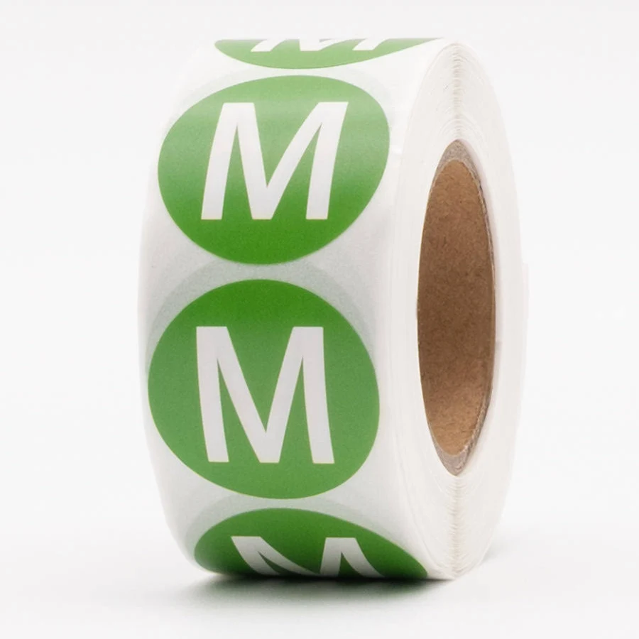 Round Size Labels Medium