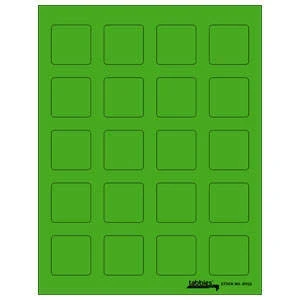tabbies Labels-u-Create Blank Fluorescent Laser/Inkjet Label 1-1/2" x 7/8