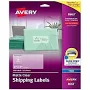 Avery Matte Clear Easy Peel Mailing Labels w/ Sure Feed Technology 8663
