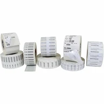 Zebra Z-Perform 1500T RFID Label - x 2 3/32" Width x 2 7/32" Length - Roll - Thermal Transfer - Paper - Coated - 3500 / Roll - 3 / Box - 10043603