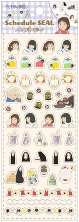 STUDIO GHIBLI - Spirited Away Seal Sticker [Sen and Chihiro] - Durunaru