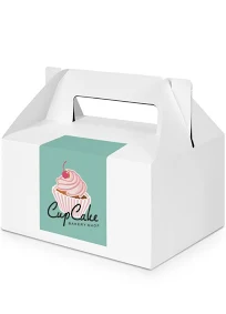 100 Custom Self-adhesive labels - Shape: Rectangular - Glossy Adhesive Paper