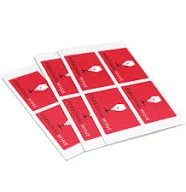 Custom Wine Labels | 4.5" x 3.5" | Personalized Wine Labels for White Wine Bottles | Teardrop Shape Rectangular Labels for Wine Bottles