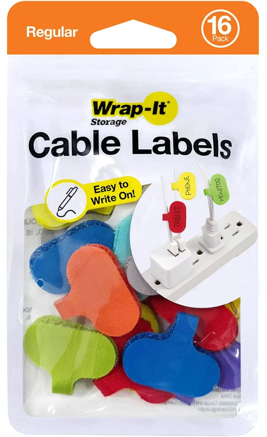 Wrap-It Assorted Polyethylene Cable Labels