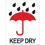 3 x 4 inch Keep Dry Stickers