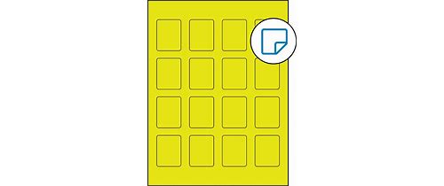 1.5 X 1.875 Fluorescent Yellow Re…