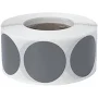 Gray Circle Dot Stickers
