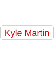 Personalized Name Labels - Simple Name Labels - Black/Small Rectangle by Name Bubbles