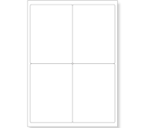 White, Laserjet/inkjet Multi Purpose, 139x99.1mm - 4UP