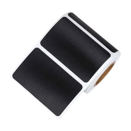 120pcs Waterproof Reusable Black Labels for Jars, Storage & Organization, DIY Decoration, Scrapbooking & Home Office Use