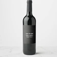 Blank - Create Your Own Custom Wine Label