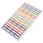 Masteelf 20 Sheet Name Tags Stickers