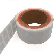 Uhf Rfid Passive Tag Label Sticker Customized Size Flip Chip Process For Retail Inventory Warehouse 860-960mhz Iso18000-6c Protocol Aluminum Etching