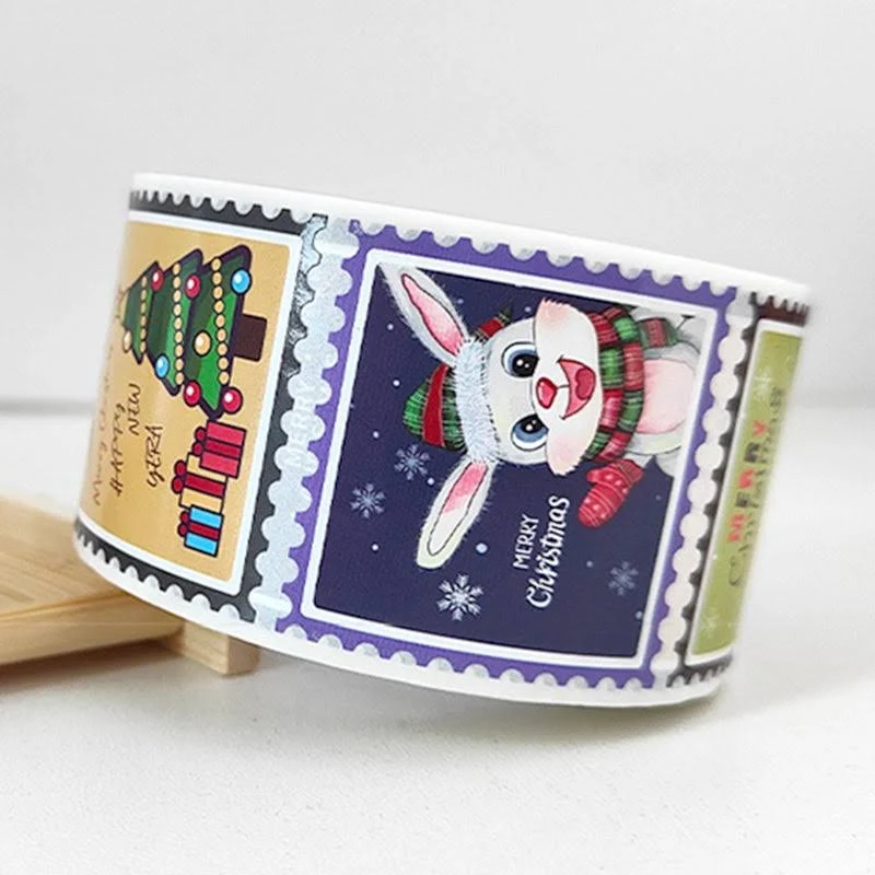 Stamprints Square Christmas Decorative Seal Stickers