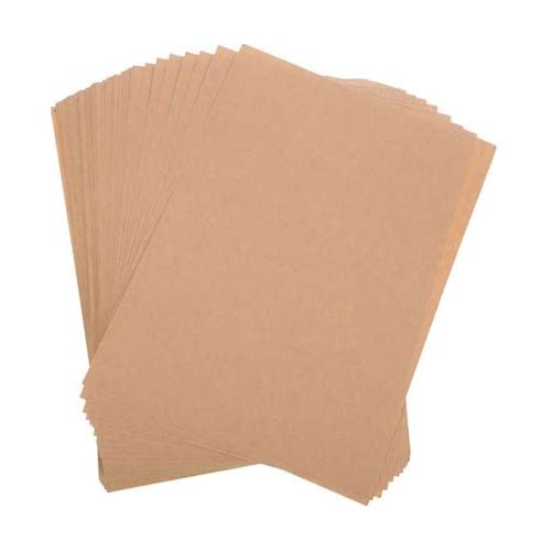 50 Sheets Printable A4 Brown Kra…