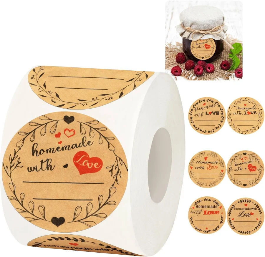 Bueake Jam and Jelly Jar Labels