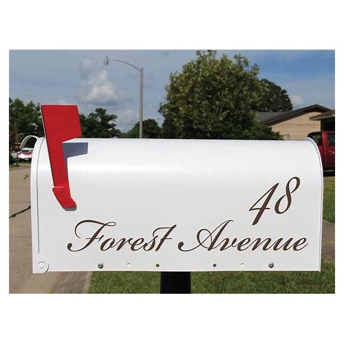 Personalized Mailbox Decal - Cus…