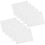 Mlins 200pcs Writable No-Iron Fabric Labels Self-Adhesive Waterproof Tags for Clothing T-Shirts Hats Bags Shoes Baby Bottles School Supplies, Infant