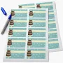 Custom Business Card Stickers | 10 qty | 2" x 3.5" | VistaPrint | Design: Blue, Bakeries, Food Service, Grocery Stores, Food & Beverage, Industry